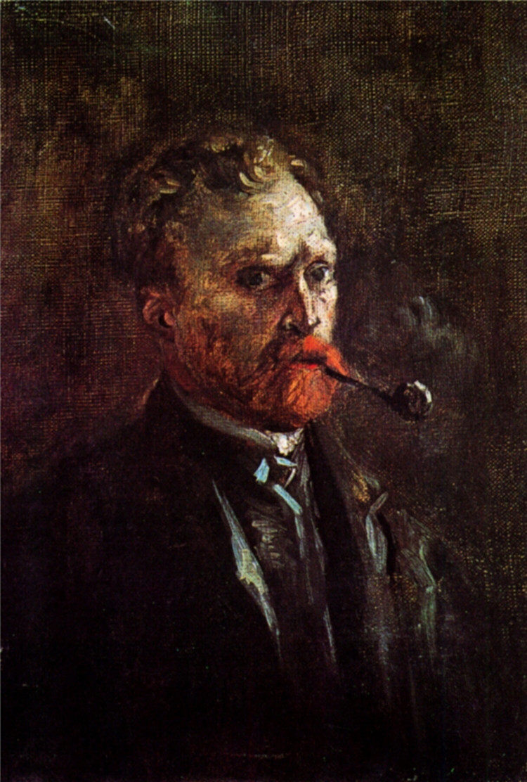 Self-Portrait With Pipe 2